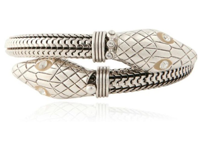 Gas Bracelets Silvery Metal  ref.121115