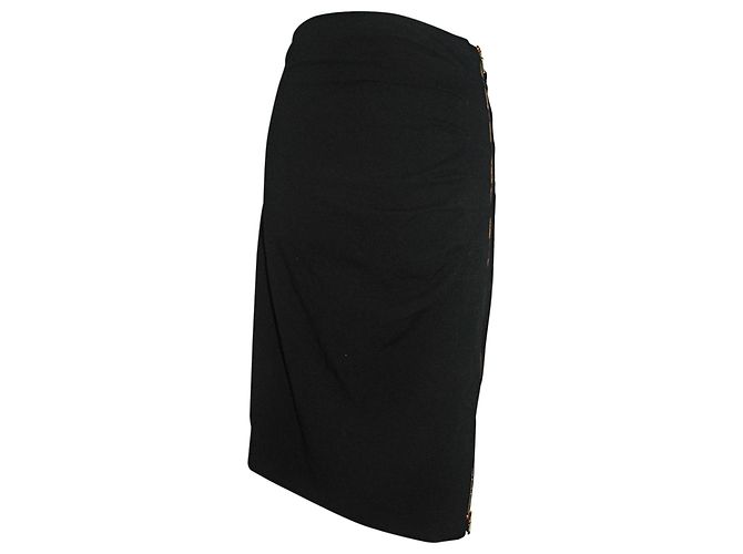 Escada Gonna nera con 2 way zip Nero
