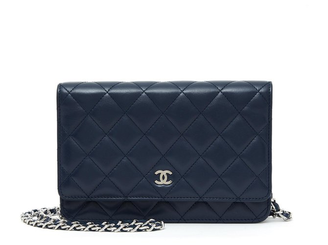 chanel woc navy