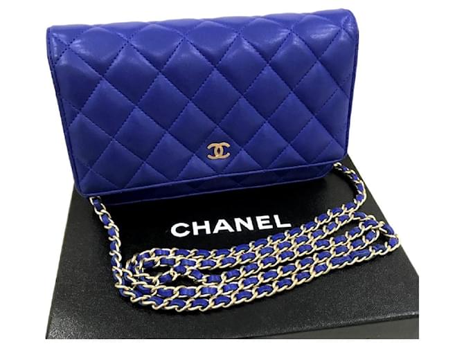 chanel cobalt blue bolsa