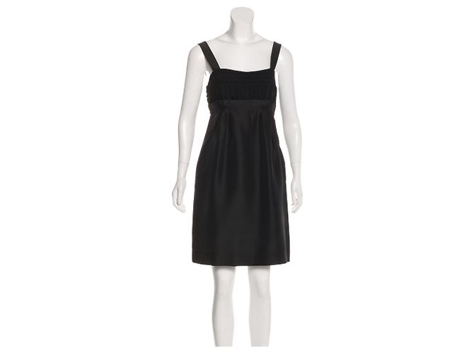 Diane Von Furstenberg DvF Celardo Seidenkleid Schwarz