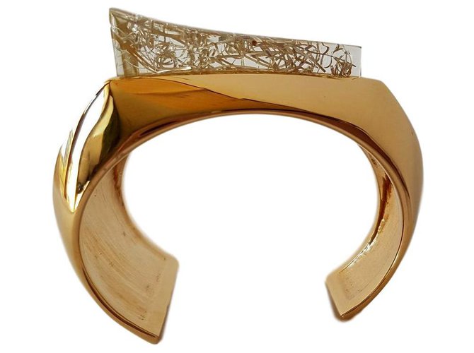 Chloé Bracelets Golden Metal Resin  ref.121193