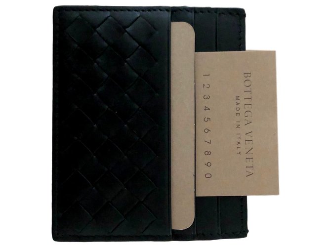 Bottega Veneta Wallets Small accessories Black Leather  ref.121198
