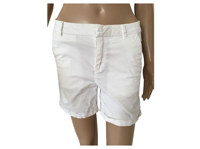 Pantalones cortos Maison Scotch de algodón blanco XS