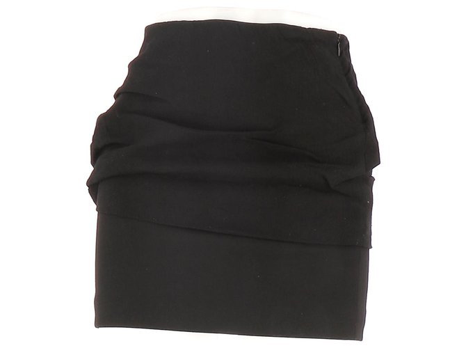 Maje Skirt suit Black Viscose  ref.121377