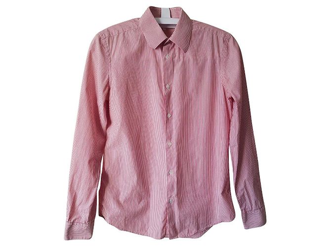 Camisa de algodón a rayas Cos Multicolor 