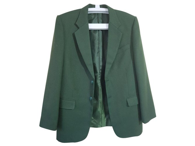 Trussardi Blazers Jackets Green Wool  ref.121683