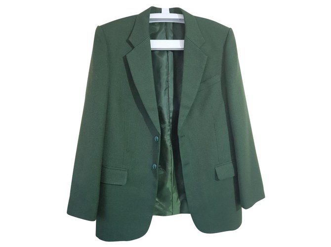 Trussardi Blazers Chaquetas Verde Lana  ref.121683