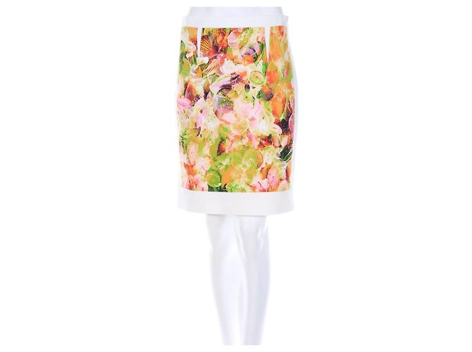 Falda floral Club Monaco de algodón Multicolor