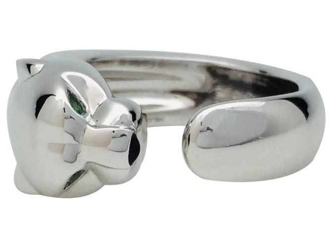 Cartier "Panther" anel em ouro branco.  ref.121854