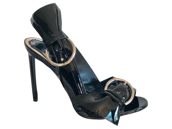 Dior Heels Black Patent leather  ref.121863
