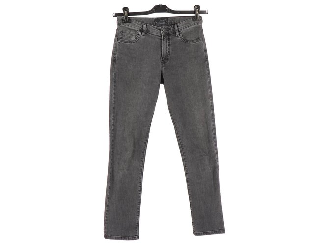 The Kooples Jeans Black Cotton  ref.121923