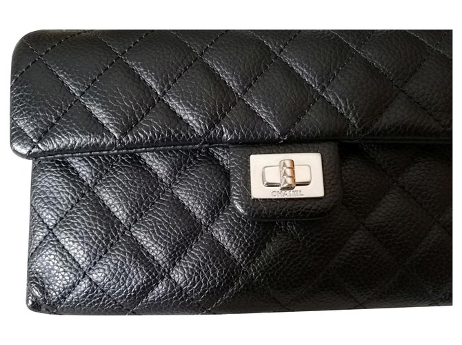 Chanel bolsa de cinto Preto Pele de cordeiro  ref.122093