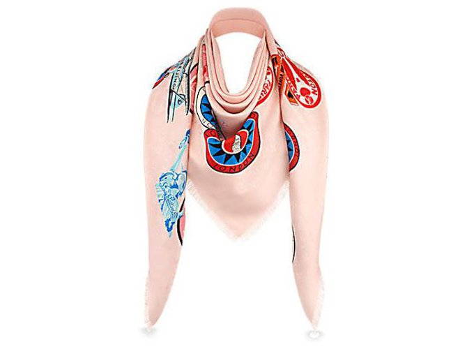 Louis Vuitton Scarves Multiple colors Silk  ref.122160