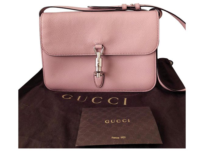Gucci Jackie Bag Rosa Couro  ref.122214