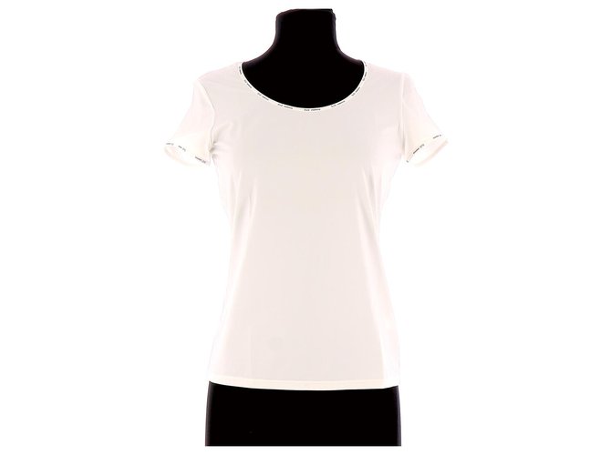 Dolce & Gabbana Tee-Shirt Nylon Blanc  ref.122377