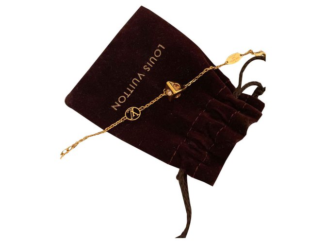 Pulsera de Louis Vuitton Dorado  ref.122459