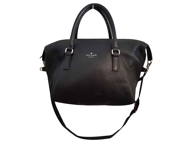 Bolsa Kate Spade em couro preto
