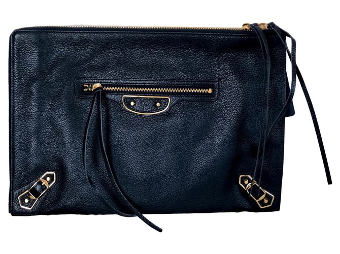 Balenciaga Handbags Blue Leather  ref.122626