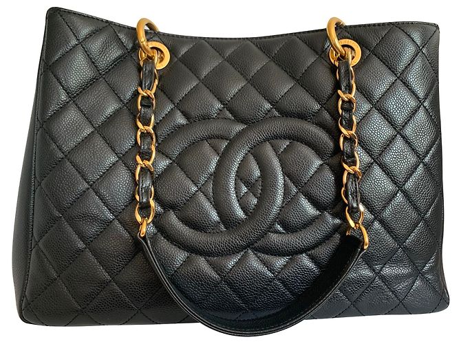Sac de compras de Chanel Negro