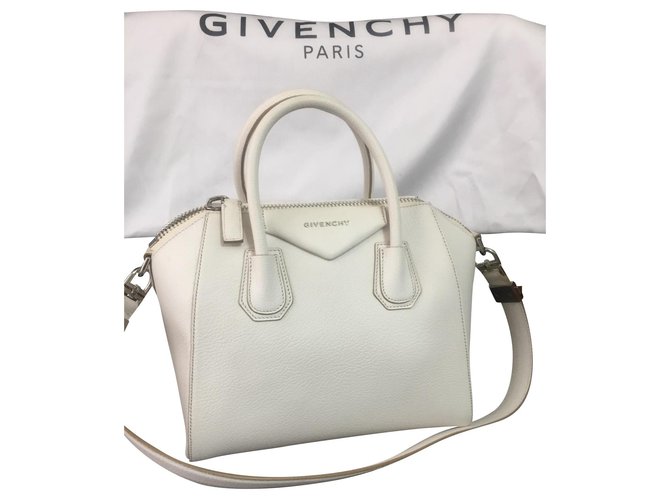 Antigona Givenchy blanco Cuero  ref.122694