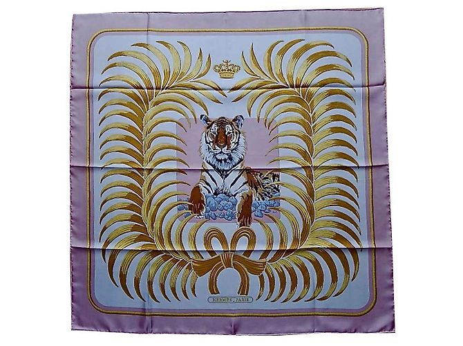 Hermès TIGRE REALE Multicolore Seta
