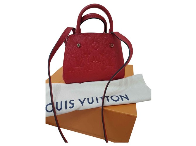 Louis Vuitton bag Red Leather ref.122739 - Joli Closet