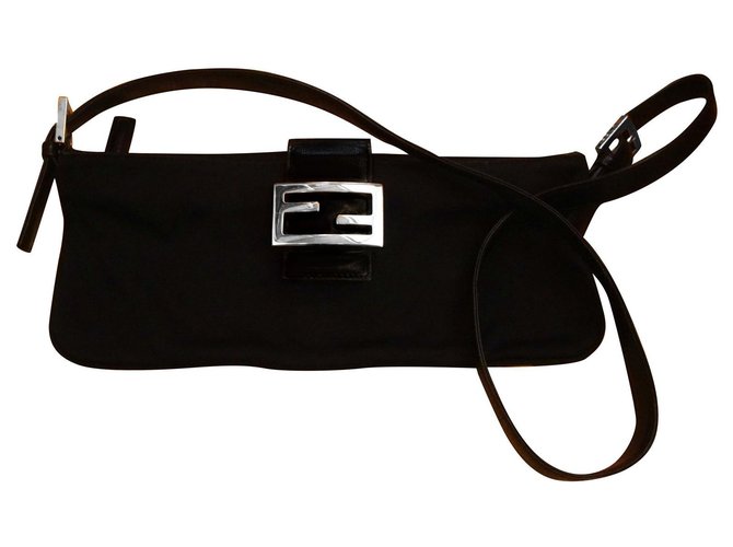 Baguette - Black leather bag