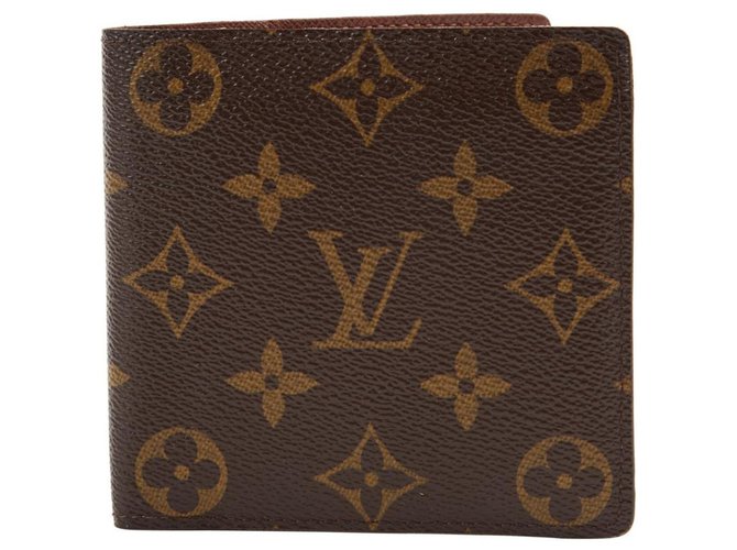 Louis Vuitton - Portafoglio - Vintage Marrone Pelle  ref.122942