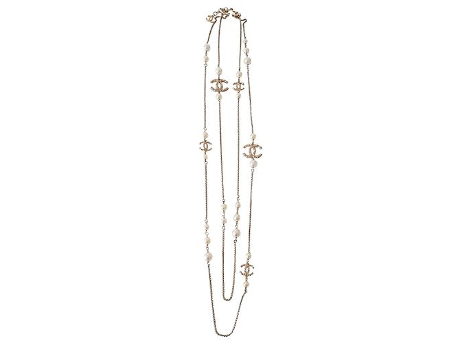 Colar Chanel Dourado