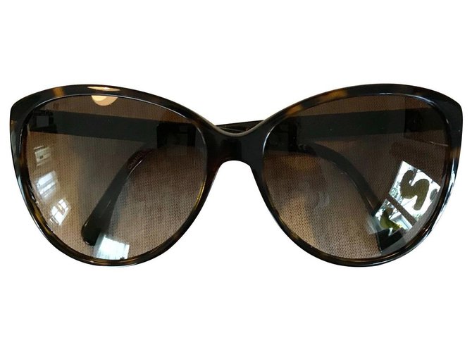 Chanel Oculos escuros Castanho escuro Acetato  ref.122991