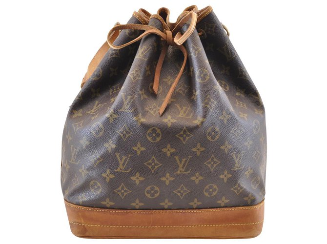 Louis Vuitton Noe GM Marrom Lona  ref.123143