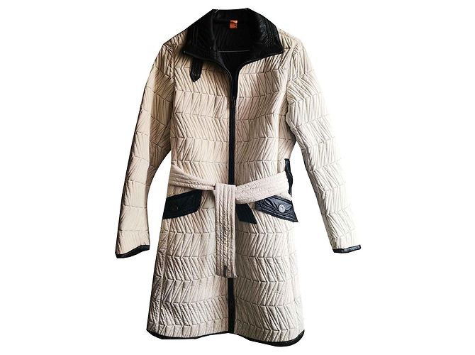 Chaleco Impermeable Versace Negro Beige 