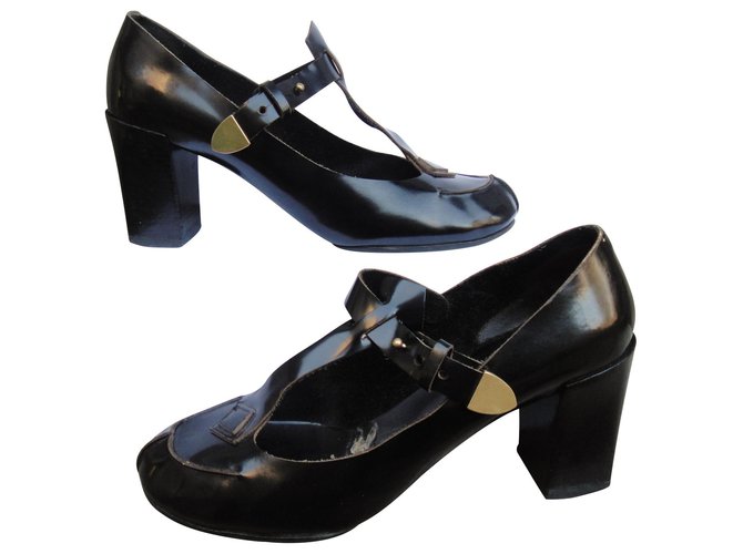 Salomé sandals Chloé Black Leather  ref.123265