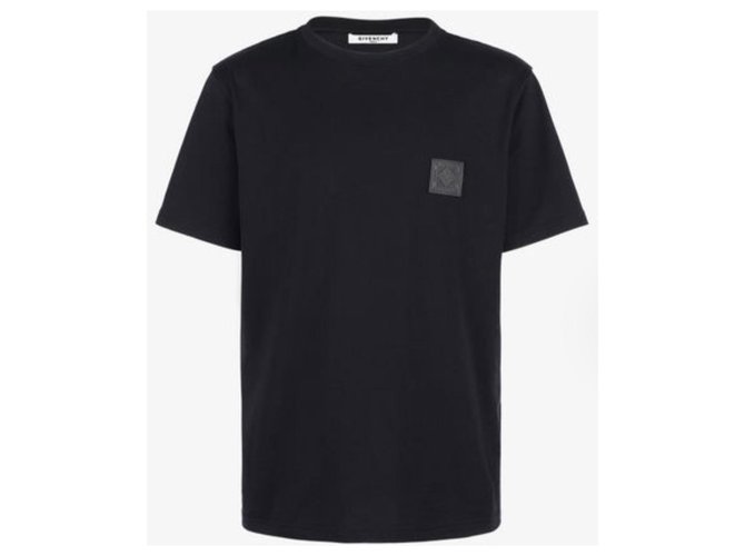 SLIM T-SHIRT WITH PATCH GIVENCHY 4G new with labels size xl Black Cotton  ref.123363
