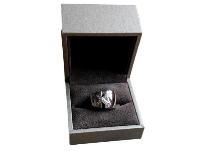 Chaumet link XL ring in white gold Silvery  ref.123375