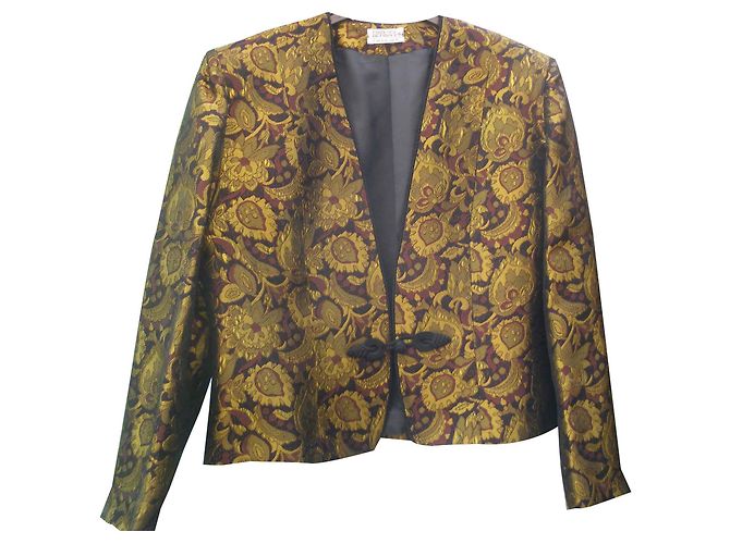 Autre Marque Acetate Jacket with Epaulettes Multicolour Multiple colors