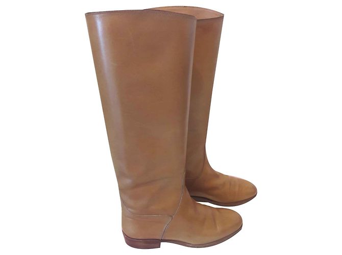 Hermès Kavaliere Karamell Leder