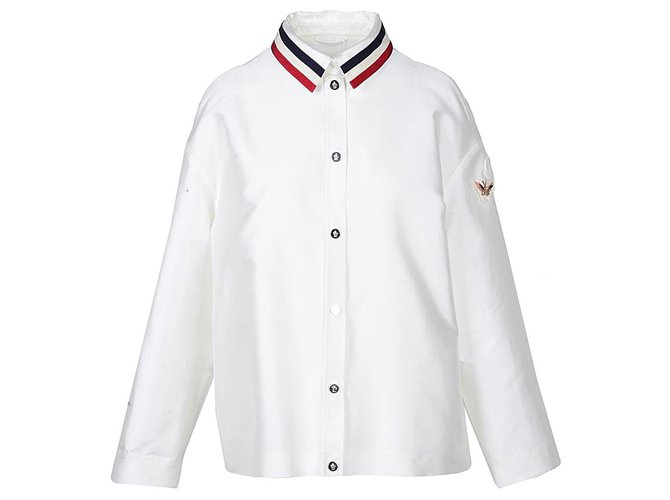 Moncler chaqueta nueva Blanco  ref.123580