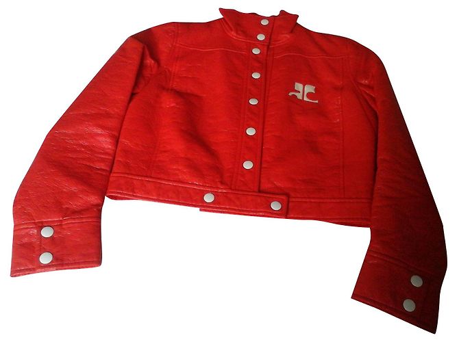 Courreges Vintage Courrèges-Jacke Orange