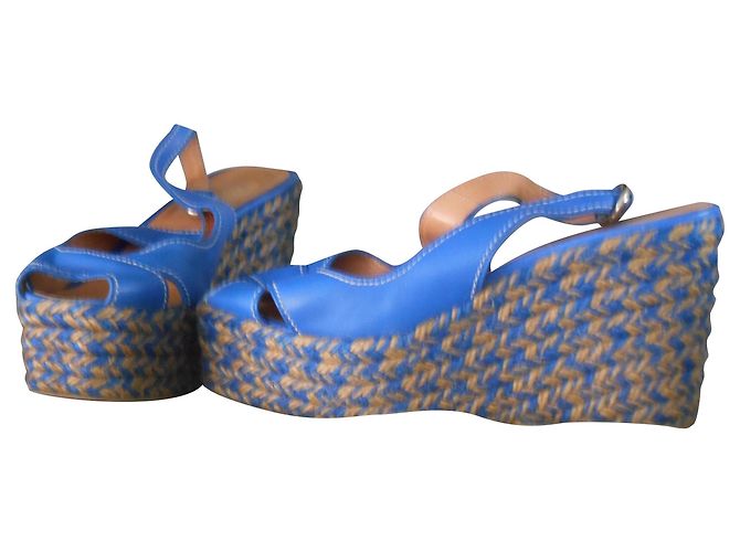 Mule con zecca Sergio Rossi azzurro Blu chiaro