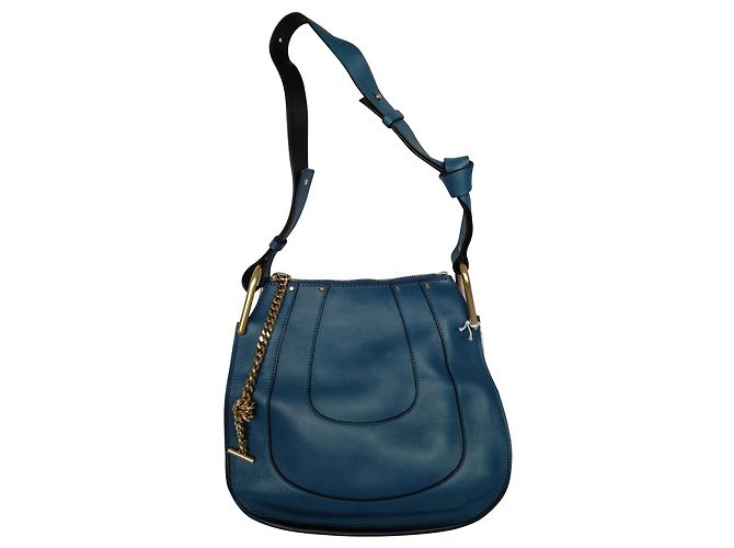 Bolsa Chloé HAYLEY HOBO Azul Azul marinho Azul escuro