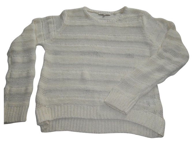 Maje Strickpullover, Weiß. Taille 2 