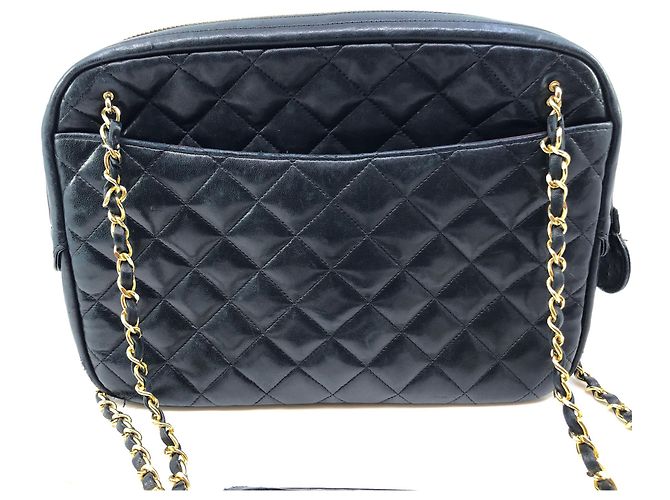 Chanel Camera Nero Pelle