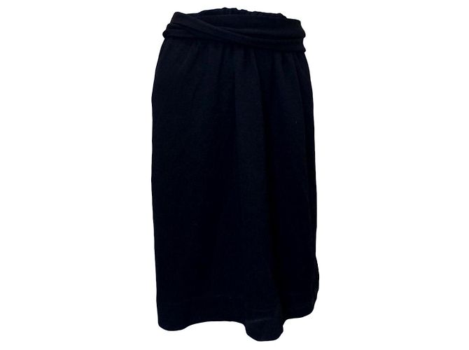 Kenzo Rock aus Wolle schwarz Größe S