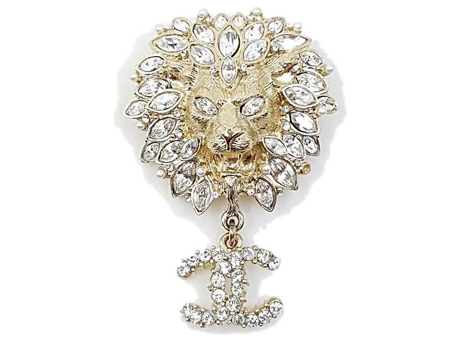 Chanel Spilla a testa di leone 2011 Collezione D'oro
