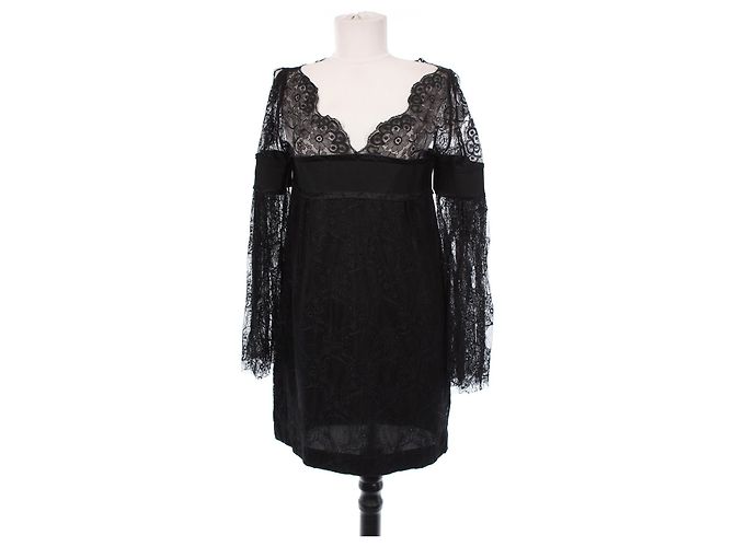 Camicetta in pizzo Philosophy Di Alberta Ferretti Nera Nero