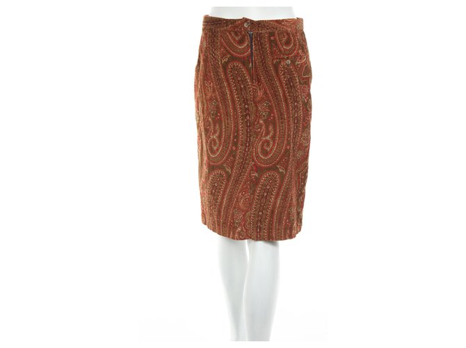 Falda de algodón Weekend Max Mara Multicolor 
