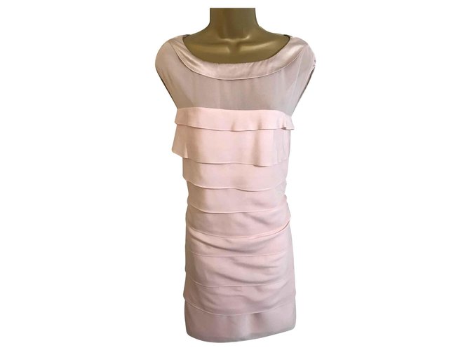 Coast Dresses Pink Silk Polyester  ref.123795
