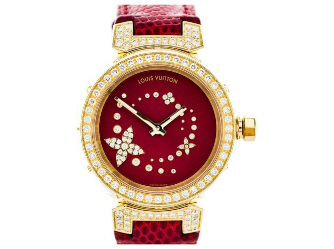 Louis Vuitton Relógios finos Vermelho  ref.123824